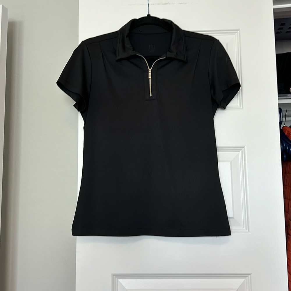 Tail Activewear Genesis Women's Golf Top - Onyx Black